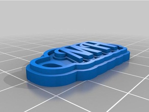 mh Schlüsselanhänger kundengebundene 3d print model - Mito3D