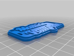 tag-matilde-vaughan Anahtarlık özelleştirilmiş 3d print model - Mito3D