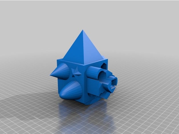 equere geometrik 3d baskı 3D print model - Mito3D