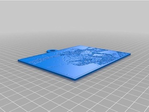 Hund-Windschutzscheiben-Spiegel 2d-Kunst kundengebundene 3d print model - Mito3D