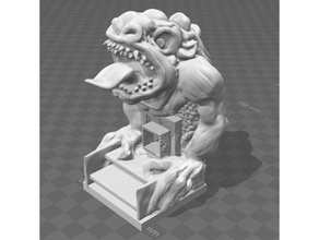 bestial alterar juegos bestia demonio dnd miniatura monster rpg modelo de terreno 3d print model - Mito3D