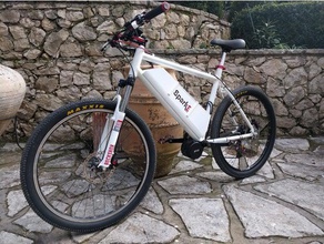 e-bike alloggiamento della batteria i veicoli 3d print model - Mito3D