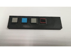 auduino teensy lc caja de botones La impresión en 3d arduino caso el botón 3d print model - Mito3D