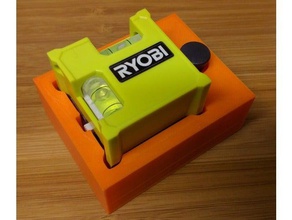 ryobi cube laser-Wasserwaage, Halter Werkzeug-Halterungen & - Boxen laser-Niveau 3d print model - Mito3D