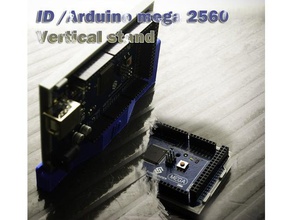 suporte vertical para o arduino mega 2560 eletrônica acessório caso 3d print model - Mito3D