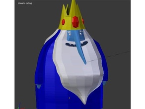 rei do gelo twin a arte hora de aventura aventuras rey ice 3d print model - Mito3D