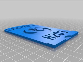 cópia do office passar fina A impressão 3d 3d print model - Mito3D