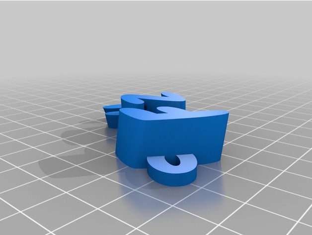 fazy de porte-clés personnalisé 3D print model - Mito3D
