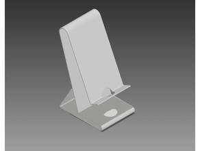 phone holder charging hole mobile iphone 3d print model - Mito3D
