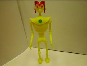 mogul badur robot modello di fumetti male figura macchina statua giocattolo 3d print model - Mito3D