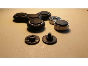 fidget widget bearing cap mechanical toys edc spinner 3d print model - Mito3D