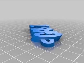 gabi Schlüsselanhänger kundengebundene 3d print model - Mito3D