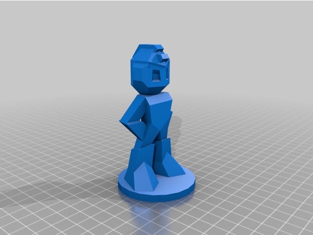 nintendo megaman A impressão 3d 3D print model - Mito3D