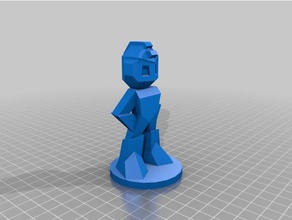 nintendo megaman La impresión en 3d 3d print model - Mito3D