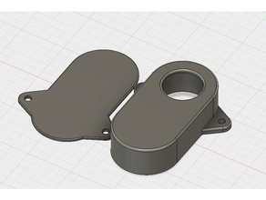 doorbell enclosure - amazon dash button household amazondash 3d print model - Mito3D