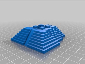 piramide akapana 3d baskı 3d print model - Mito3D