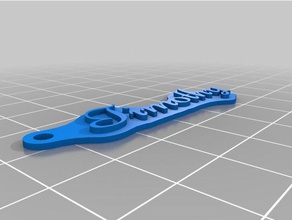 timothy keychain 3d printing customized 3d print model - Mito3D