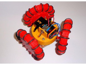 omniwheel robot piattaforma la robotica 3d print model - Mito3D