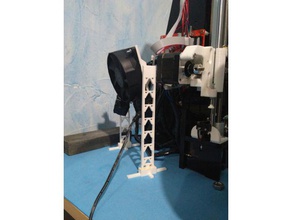 fan bracket 80mm 3d printer accessories 3d print model - Mito3D