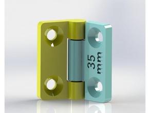 charni re hinge engineering door 3d print model - Mito3D