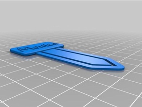 clip mónica de la oficina personalizado 3d print model - Mito3D