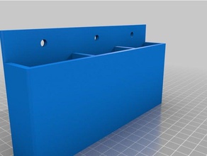 classroom remote bin tool holders & boxes customized 3d print model - Mito3D