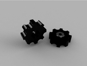 m3 bed thumb wheel 3d printer accessories heatbed knob 3d print model - Mito3D