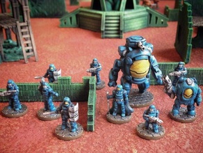 dominion strike force 15mm scale toys & games discord fantasy game gaming gruntz miniature miniatures multiverse police roleplaying rpg science fiction scifi soldier strategy tabletop tactics trooper wargame wargames wargaming warhammer 40k wayfarer 3d print model - Mito3D