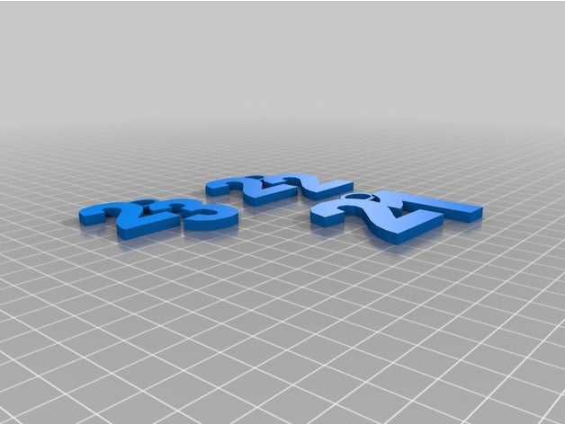 Jahr bling 2 3d-drucken 3D print model - Mito3D