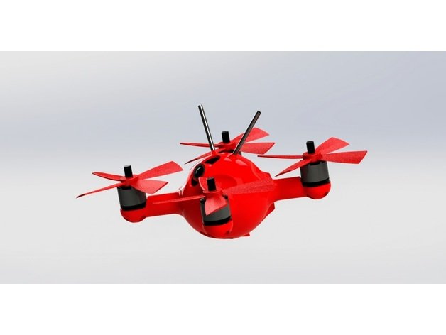 sharky r c araçlar 1306 motor 3pouce 600tvl cmos diatone gerçek kamera monte edin yarışçı frsky xsr öfkeli piko blx immersionrc daldırma rc serseri 3D print model - Mito3D