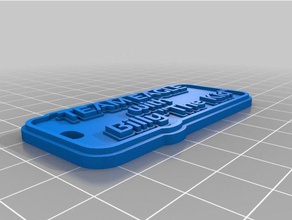 team eagle sm1keychain Schlüsselanhänger kundengebundene 3d print model - Mito3D