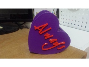 mine de bonbon coeur conteneur décor la saint-valentin saint valentin 3d print model - Mito3D