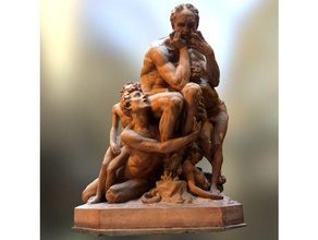 ugolino tarama ve kopyaları 3d baskı klasik kültürel miras Yunan adam asil siyaset heykel oğlu 3d print model - Mito3D