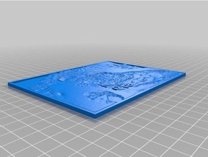 lithopane Arte en 2d personalizado 3d print model - Mito3D