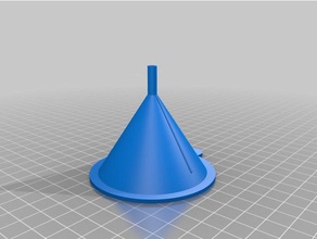 funnel 60by60by15by5 kitchen & dining customized 3d print model - Mito3D