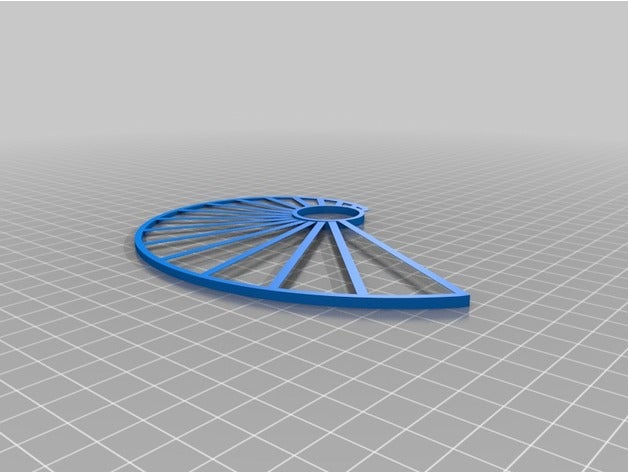 spiral-Brücke 90 Dünn 3d-Druck-tests kundengebundene 3D print model - Mito3D