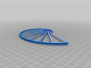 spiral bridge 90 thin 3d printing tests customized 3d print model - Mito3D