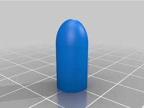 my customized 9mm bullet 3d print model - Mito3D