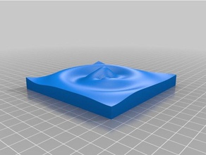 il mio personalizzato increspature matematica arte su misura 3d print model - Mito3D