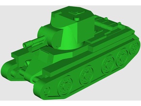 bt-42 luz de assalto pistola 4 cm modelo veículos tanque mundo tanques ww2 3d print model - Mito3D