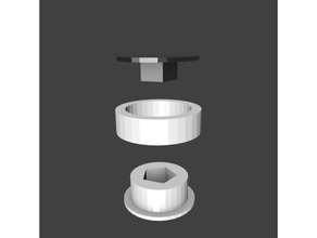 batman giratório A impressão 3d símbolo fidget spinner 3d print model - Mito3D