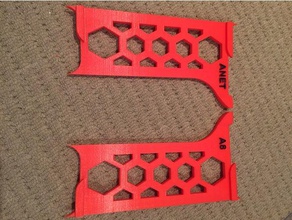 anet a8 ultimate frame stabalizer - hex-remix 3d-Drucker Teile 3d print model - Mito3D