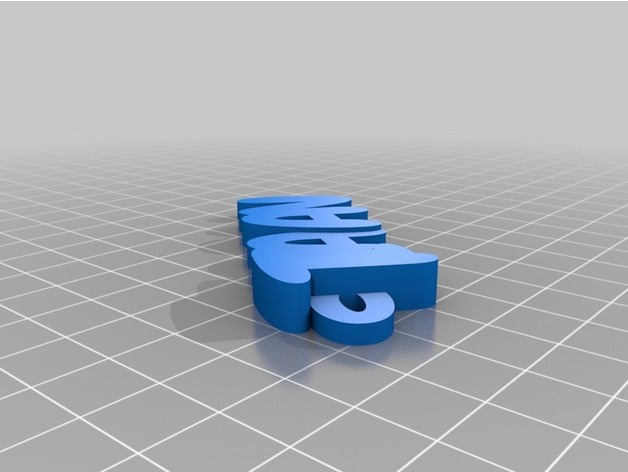 tiaan 2 chaveiros personalizado 3D print model - Mito3D