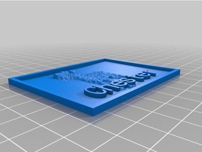 chester 2d art personnalisé 3d print model - Mito3D