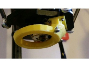 penta soplador - delta toro ventilador diseñado anycubic Impresora 3d de las piezas conducto anillo 3d print model - Mito3D