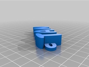 4 tiaan Anahtarlık özelleştirilmiş 3d print model - Mito3D