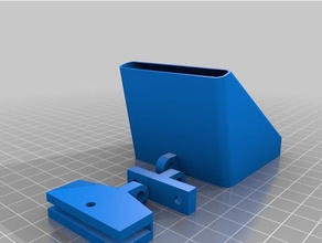 mi personalizados conducto del ventilador, incluyendo varios puntos de montaje Impresora 3d las piezas personalizado 3d print model - Mito3D