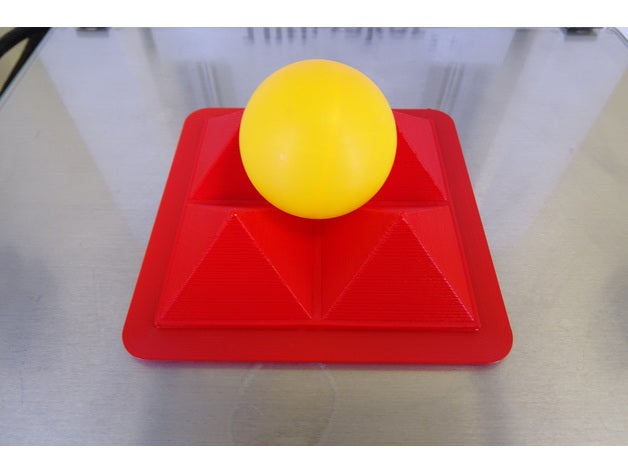 Destek Merkezi ping-pong 3d baskı mükemmel destek 3D print model - Mito3D