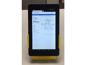 yangın 7 tablet standı 3d yazıcı aksesuarları 3d print model - Mito3D