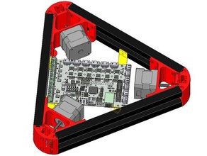 smintx6 suportes de montagem kossel quadro Impressoras 3d mini suporte smoothieboard smoothieware 3d print model - Mito3D